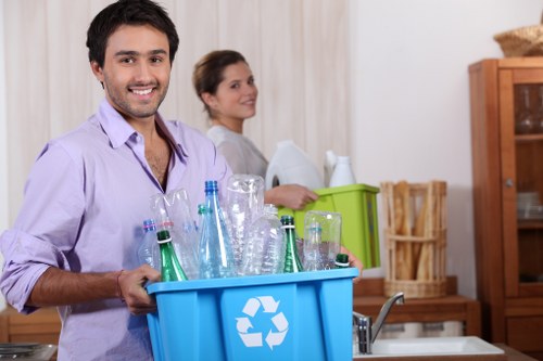 Recycling and donation during flat clearance